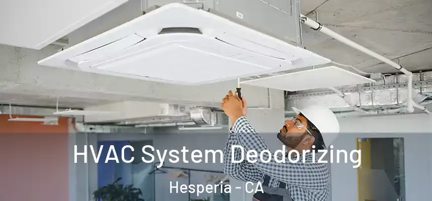 HVAC System Deodorizing Hesperia - CA