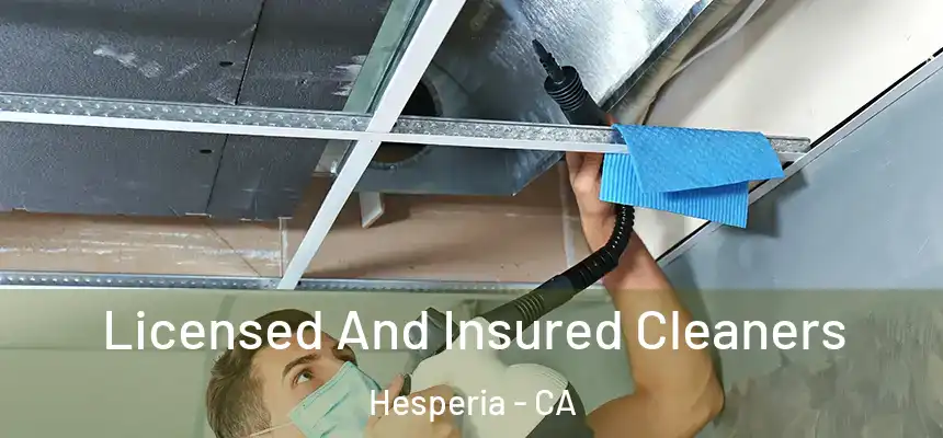 Licensed And Insured Cleaners Hesperia - CA